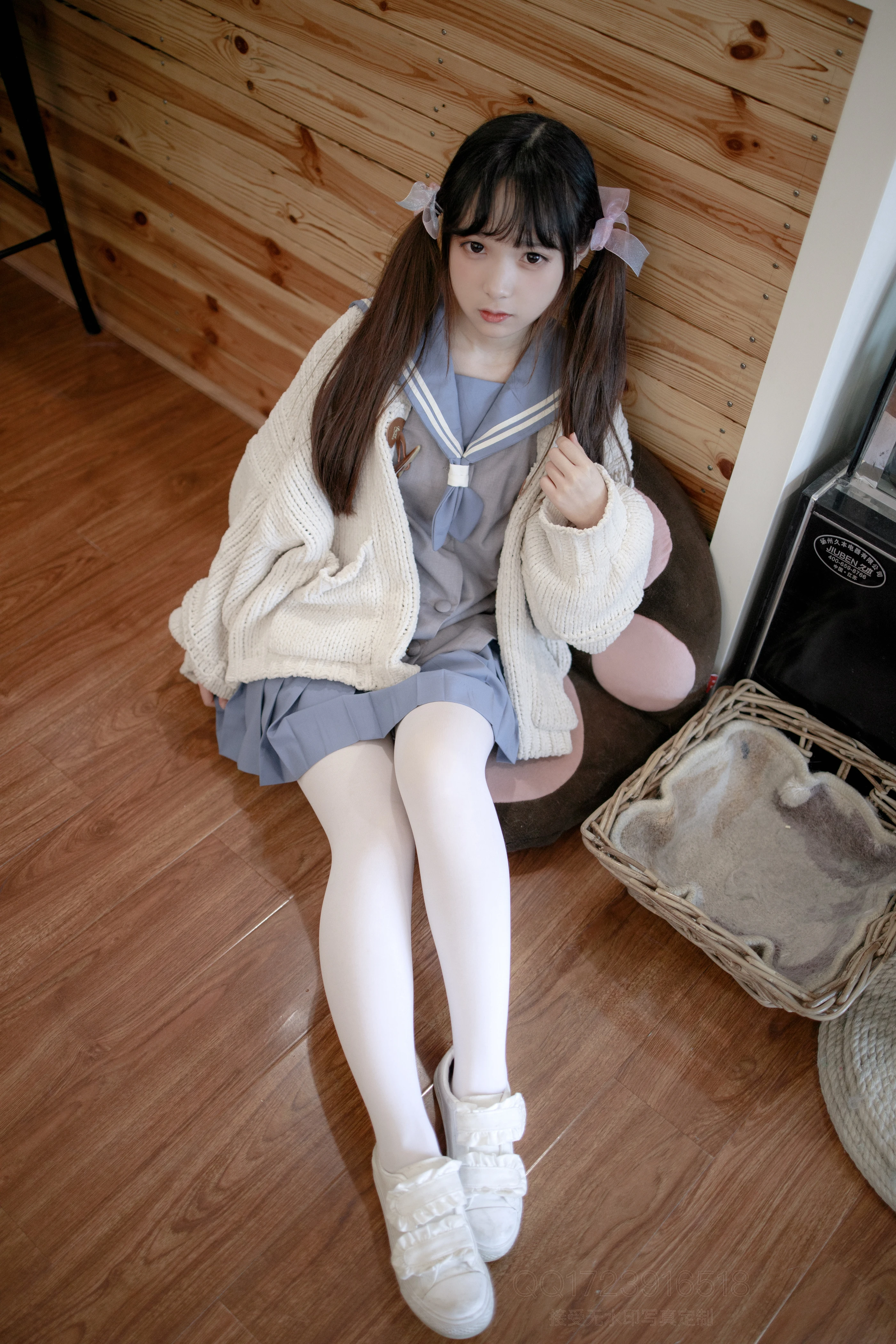 森萝财团 [X-061] 80D薄白丝 [65P 1V]插图
